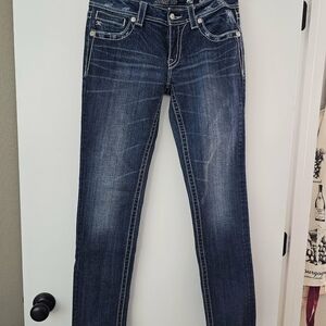 Miss Me Dark Blue Skinny Jeans